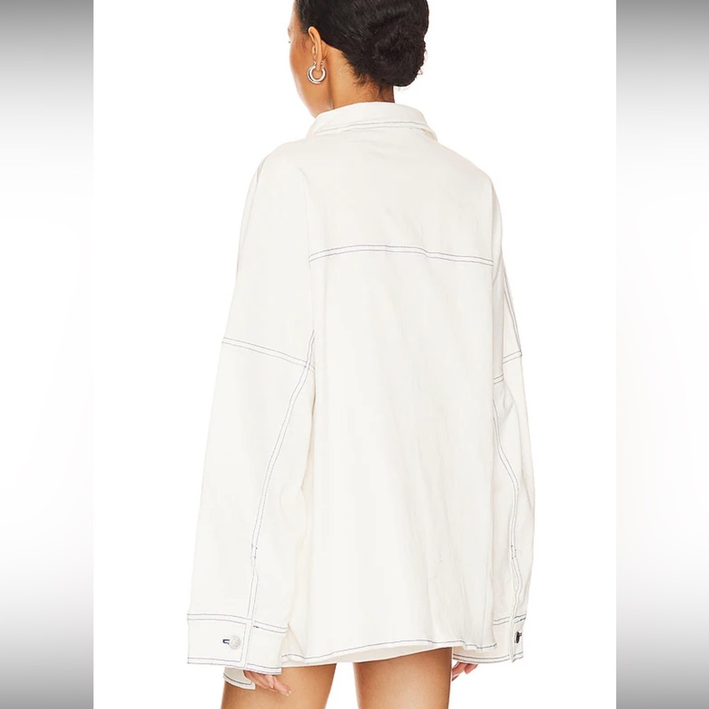 NWT BY.DYLN Cooper Jacket in White - Picture 3 of 6